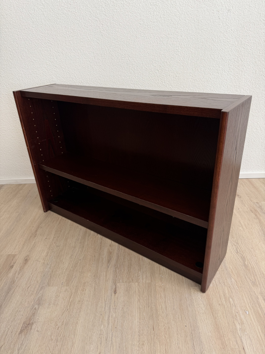 Vintage Mid Century Regal mit Mahagoni Furnier – Bild 2