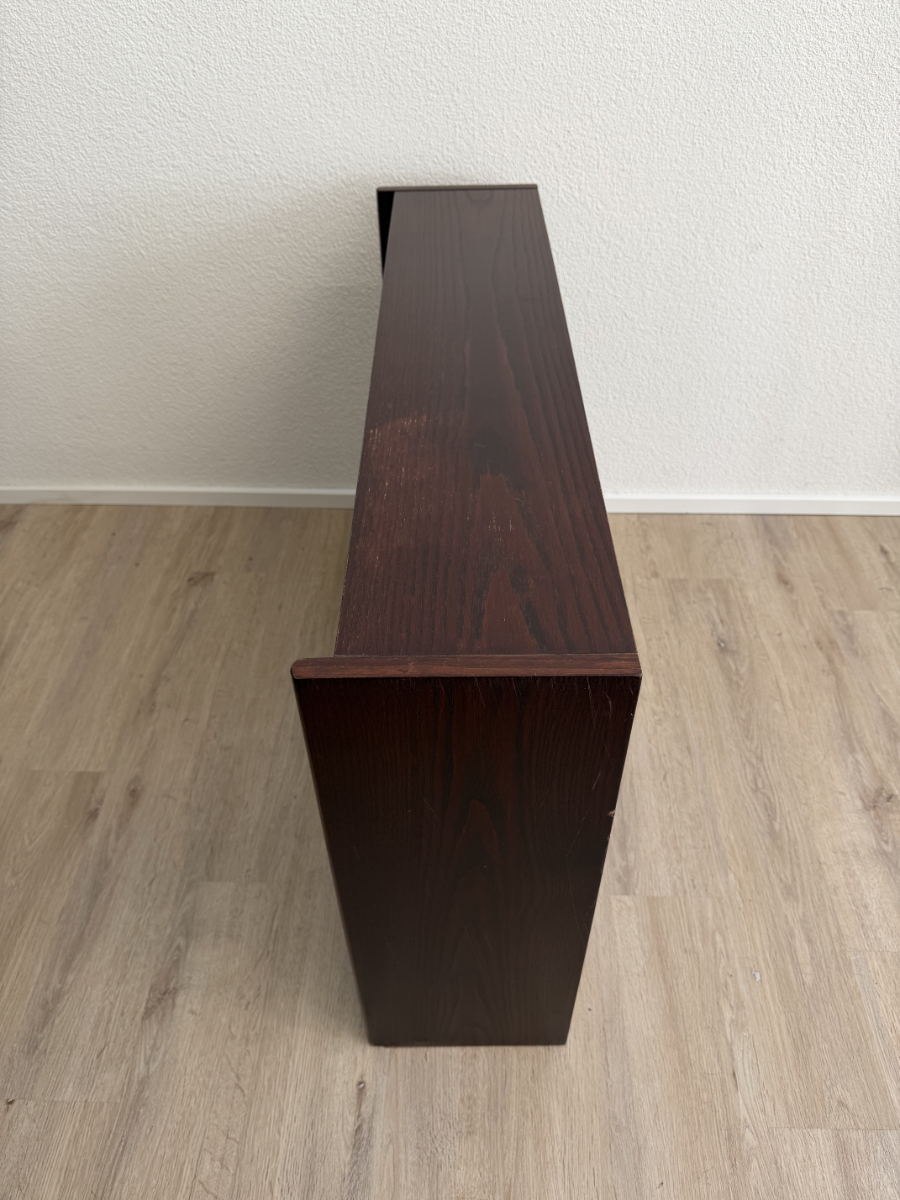 Vintage Mid Century Regal mit Mahagoni Furnier – Bild 3