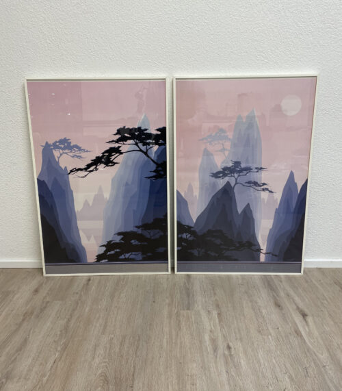 Vintage Asiatisch inspirierte Kunstdrucke von Mallett (Frontline Editions)