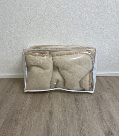 Vintage Merino Schurwoll Unterbett aus 100% reiner Wolle, ca. 1970er-1980er Jahre