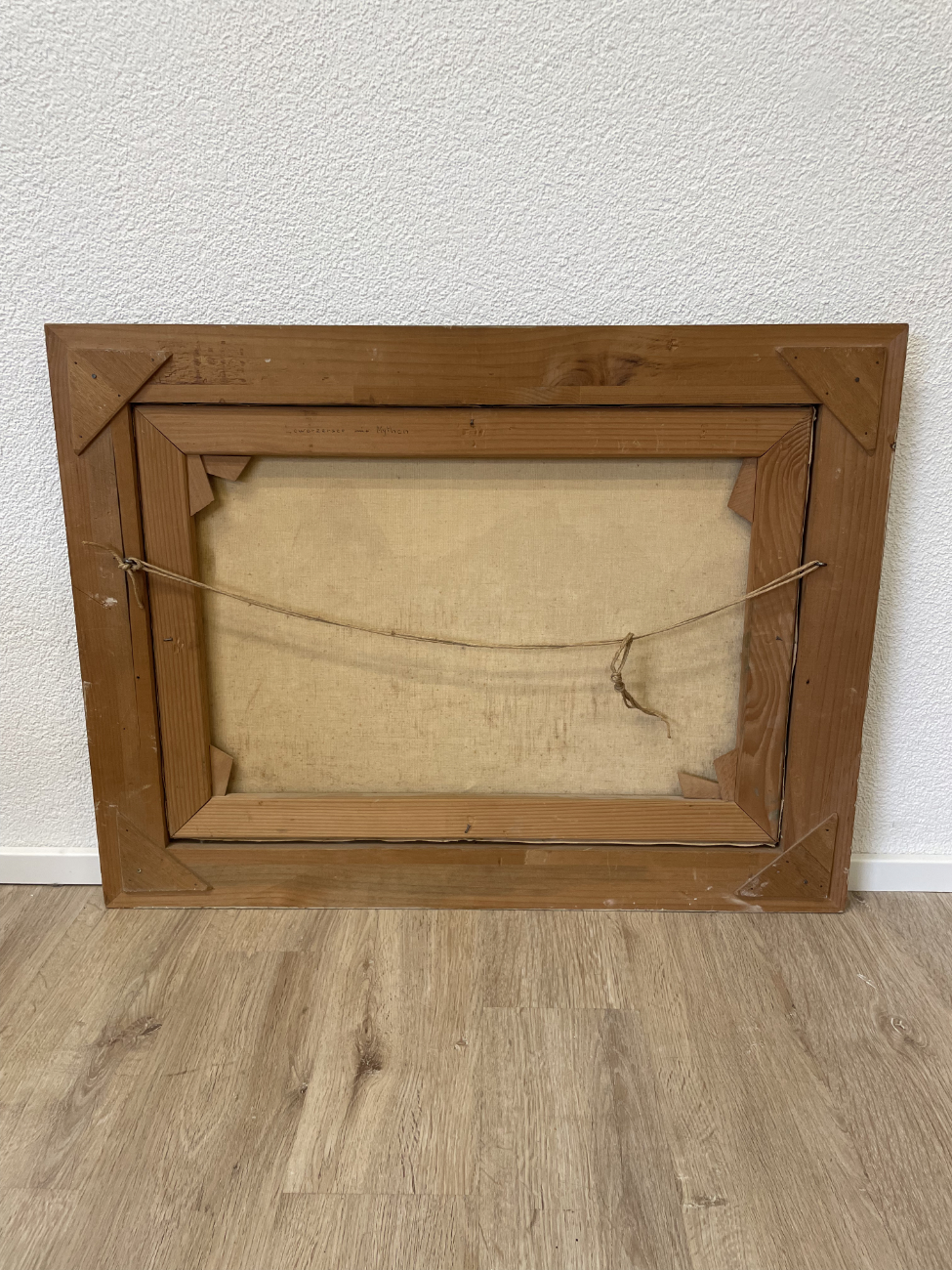 Vintage Ölgemälde „Lauerzensee mit Mythen“ signiert, 83 x 64 cm – Bild 8