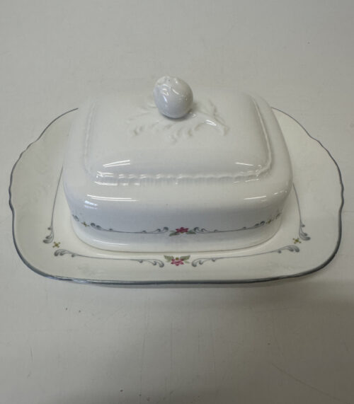 Heinrich Villeroy & Boch Butterdose Collier aus Bone China