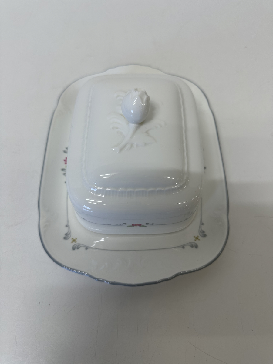 Heinrich Villeroy & Boch Butterdose Collier aus Bone China – Bild 3