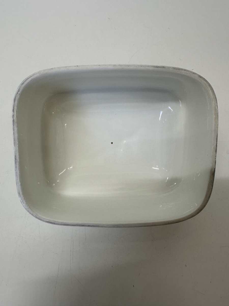 Heinrich Villeroy & Boch Butterdose Collier aus Bone China – Bild 5