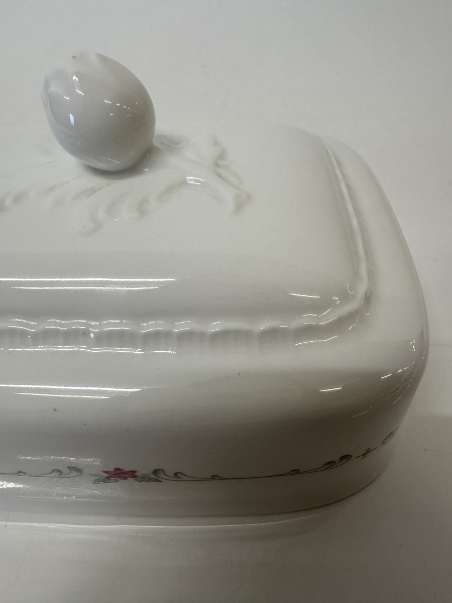 Heinrich Villeroy & Boch Butterdose Collier aus Bone China – Bild 6