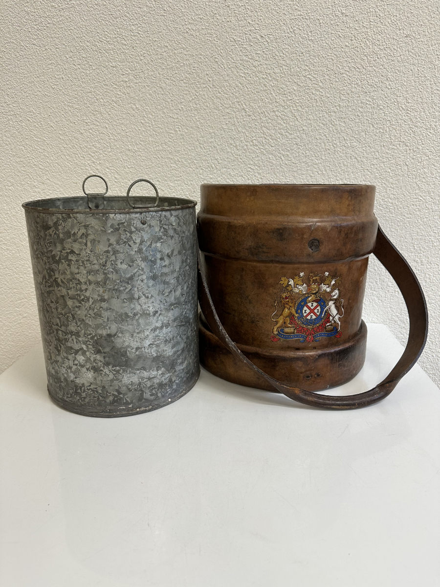 Vintage Leder Eimer aus England BH & G Ltd, um 1941 – Bild 6