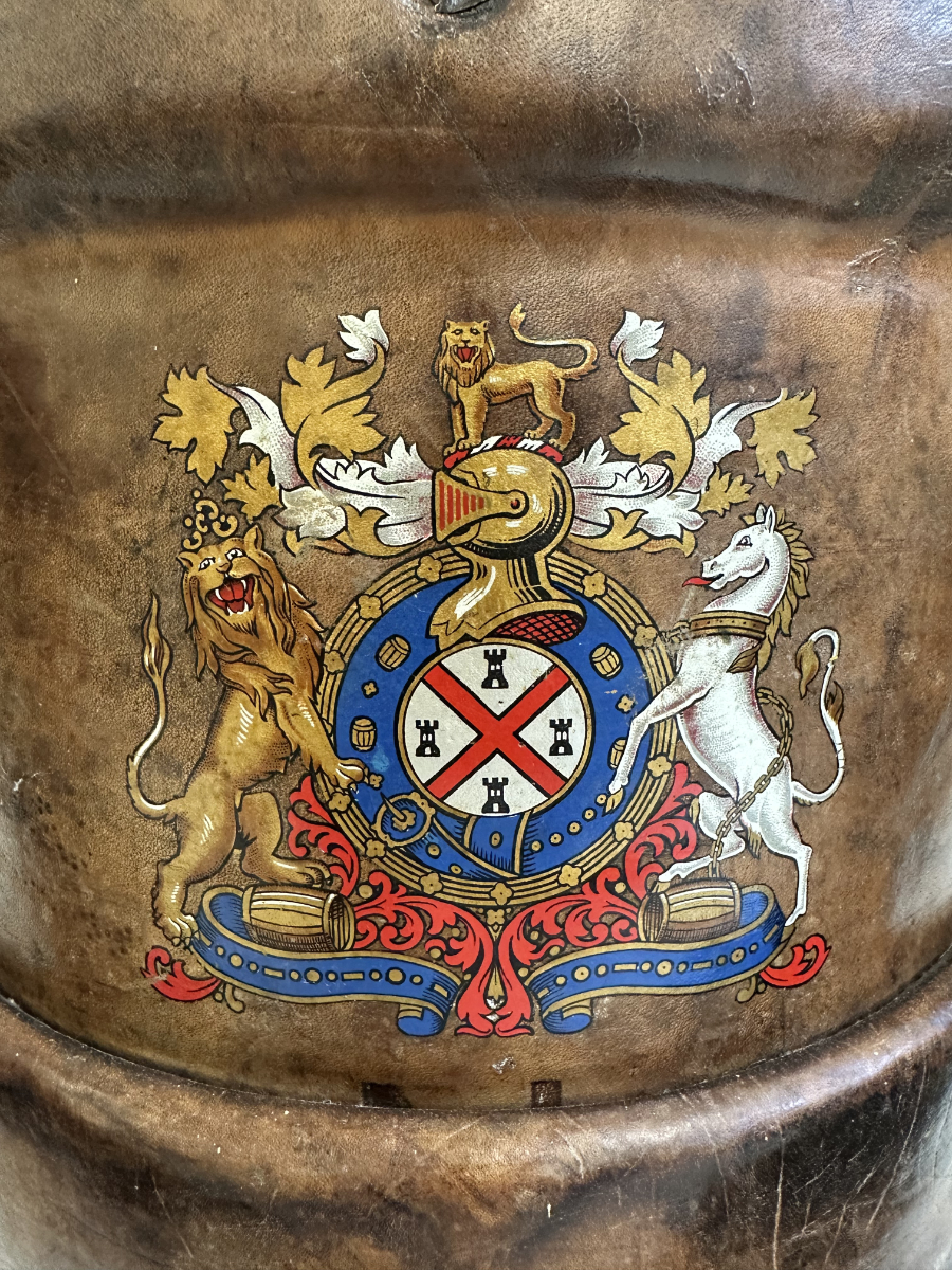 Vintage Leder Eimer aus England BH & G Ltd, um 1941 – Bild 7