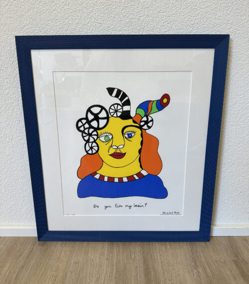 Vintage Niki de Saint Phalle Print „Do you like my brain?“, 1999