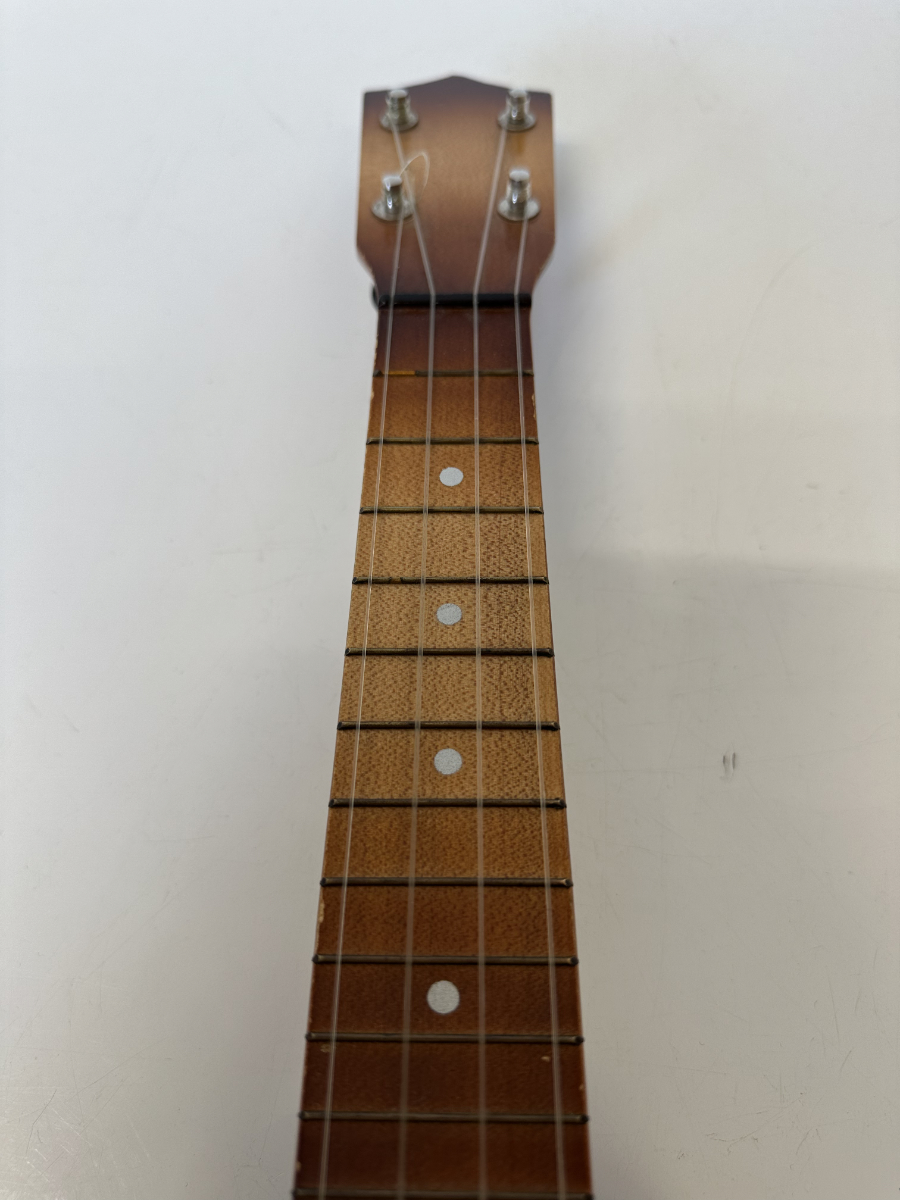 Vintage Brüko Ukulele aus Holz mit Tasche (Made in West-Germany) – Bild 3