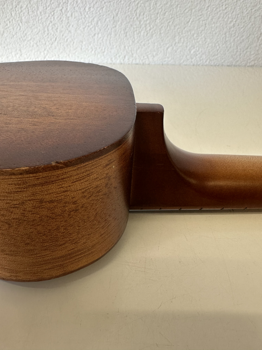 Vintage Brüko Ukulele aus Holz mit Tasche (Made in West-Germany) – Bild 7