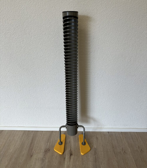 Vintage Design CD-Ständer im Industrial Stil aus Metall mit Standfüssen