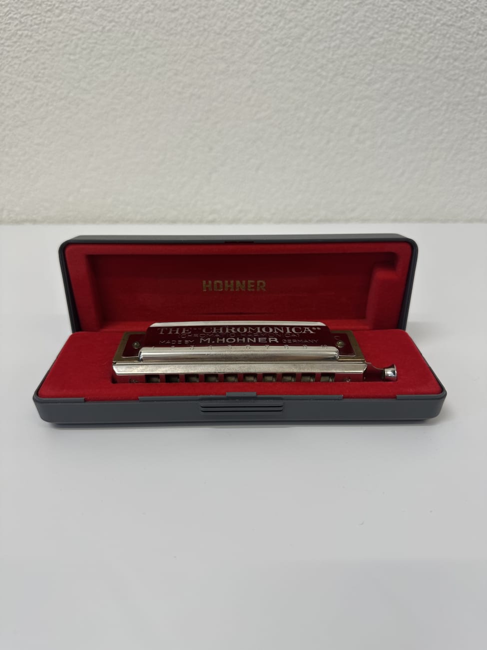 Vintage Hohner Chromonica 260 Mundharmonika im Etui Made in Germany