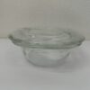 Ovale Glas Auflaufform mit Deckel, transparente Ofenform