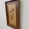 Vintage Wandbild mit Rosen aus Holzintarsien Kipfer Luzern