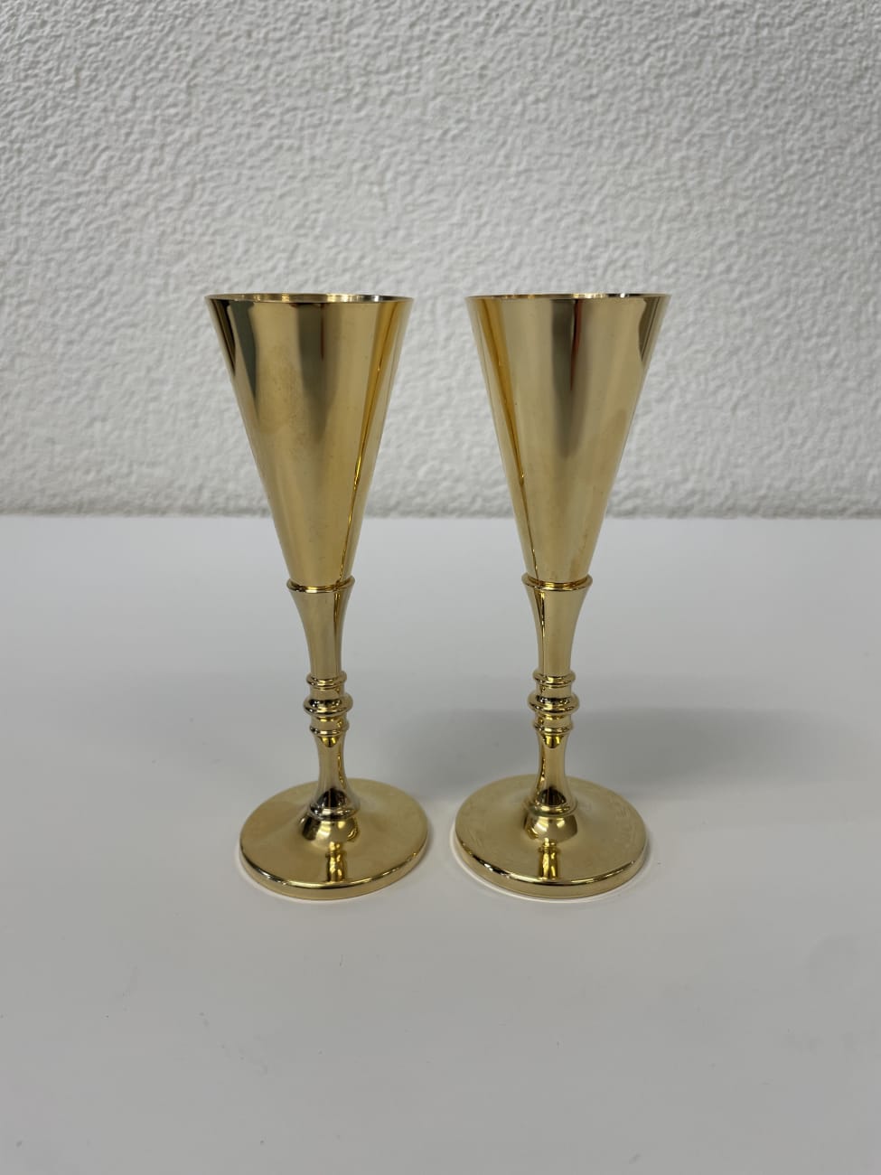 Vintage Skultuna Schnapsgläser Set im blauen Etui