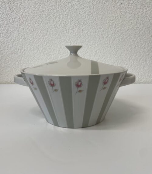 Vintage Porzellan-Servierschüssel mit Deckel Scheier Germany