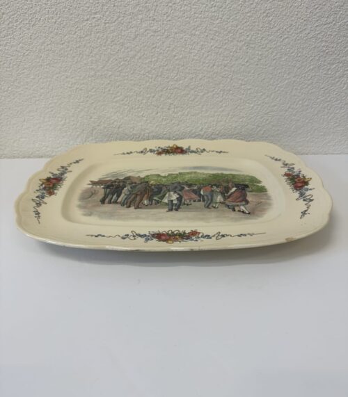 Vintage Keramikplatte Obernai Sarreguemines Frankreich