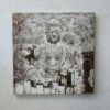 Vintage Buddha Wandbild abstrakte Malerei auf Leinwand