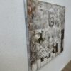 Vintage Buddha Wandbild abstrakte Malerei auf Leinwand