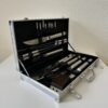 Grillbesteck Set im Koffer aus Edelstahl Leopold