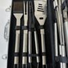 Grillbesteck Set im Koffer aus Edelstahl Leopold