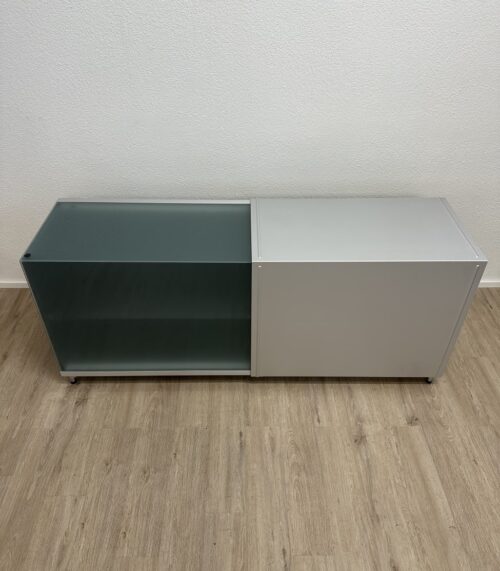 Vintage Sideboard Glasplatte TEAM by Wellis