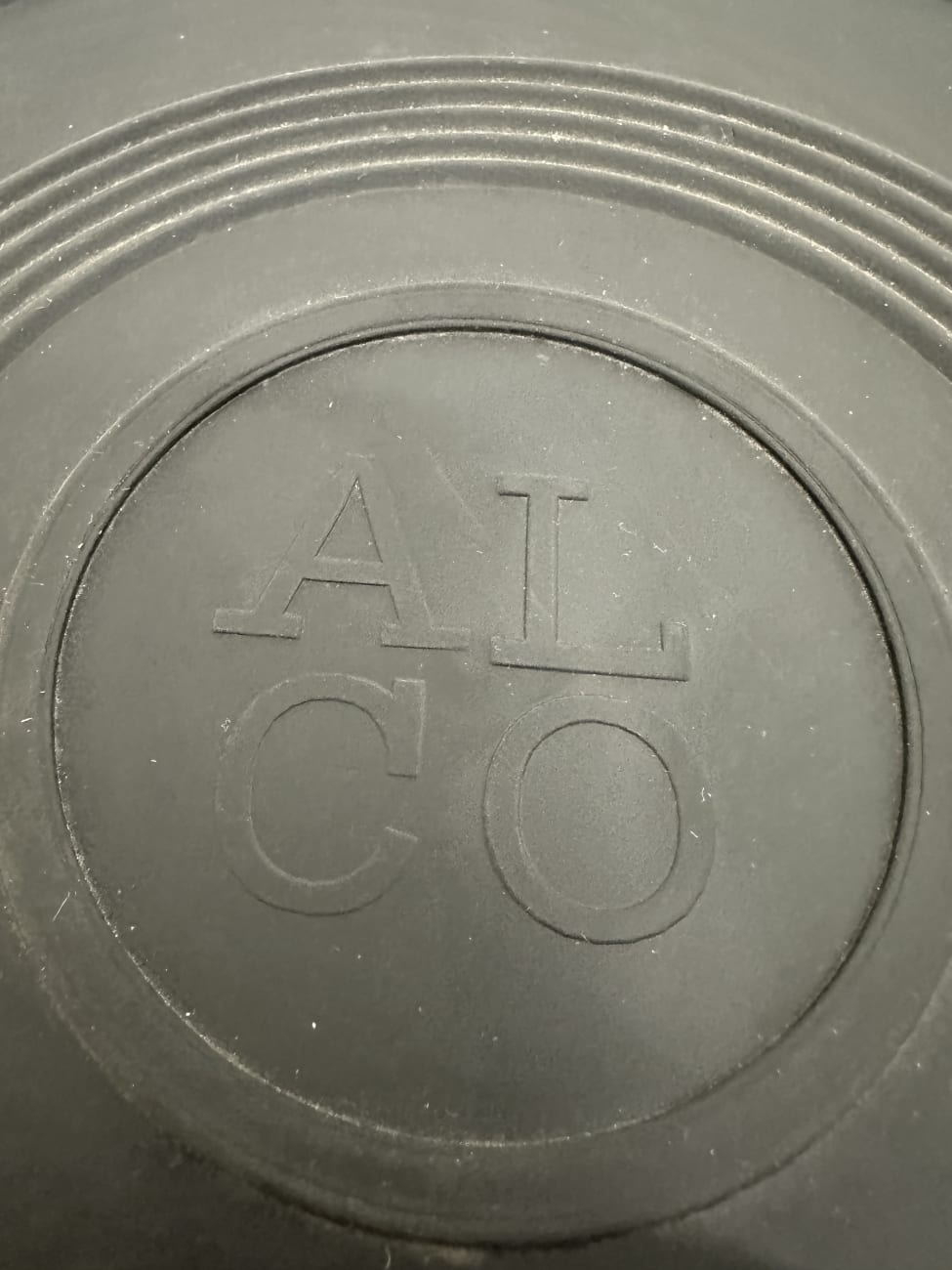 Rollhocker ALCO schwarz aus Kunststoff