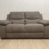 Modernes Zweisitzer Sofa hellbraun Italsofa