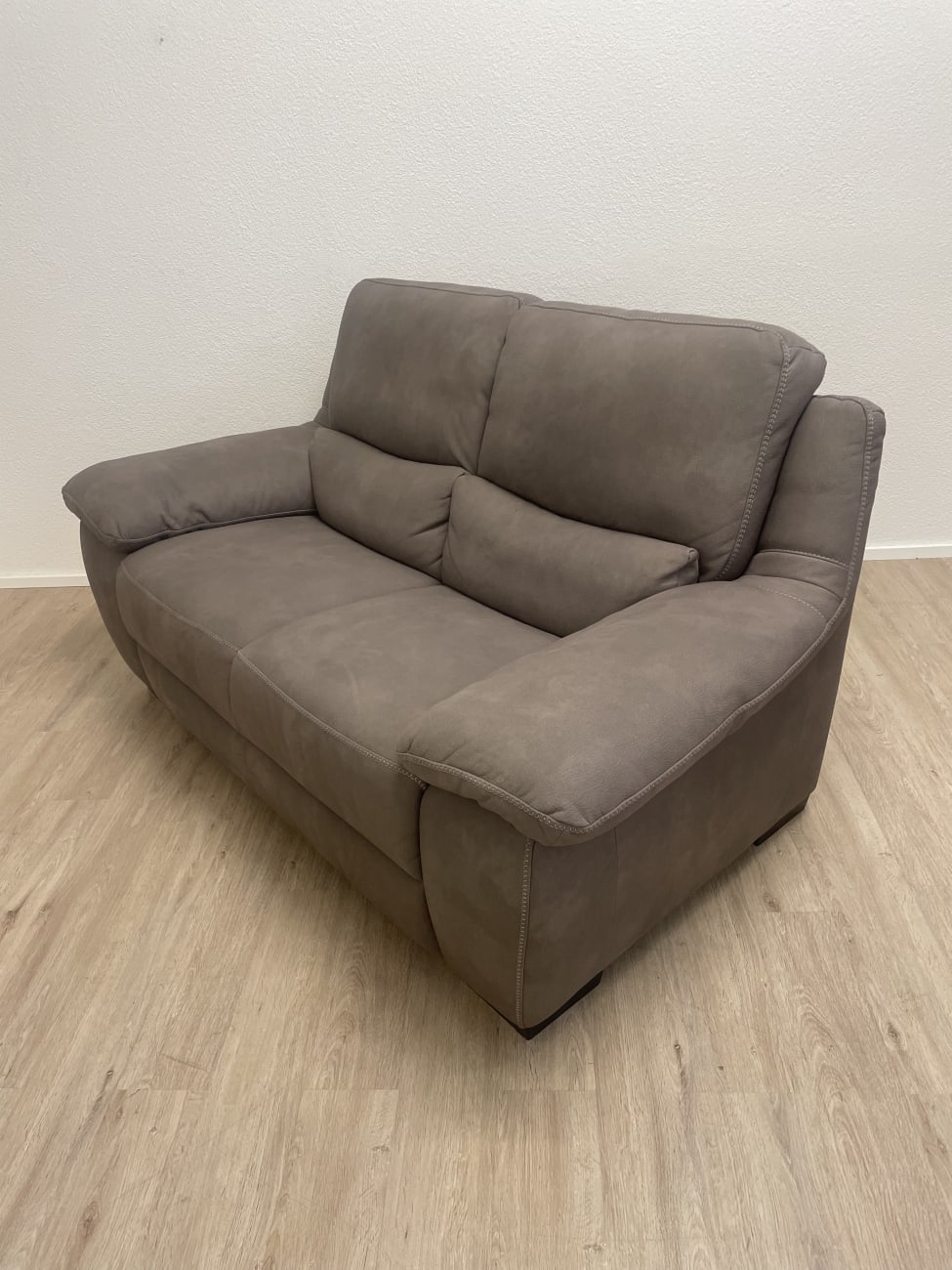 Modernes Zweisitzer Sofa hellbraun Italsofa