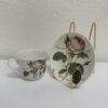Vintage Roy Kirkham Tasse mit Untertasse Redoute Roses