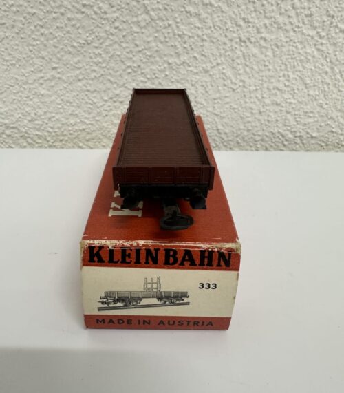 Vintage Kleinbahn Niederbordwagen braun Made in Austria