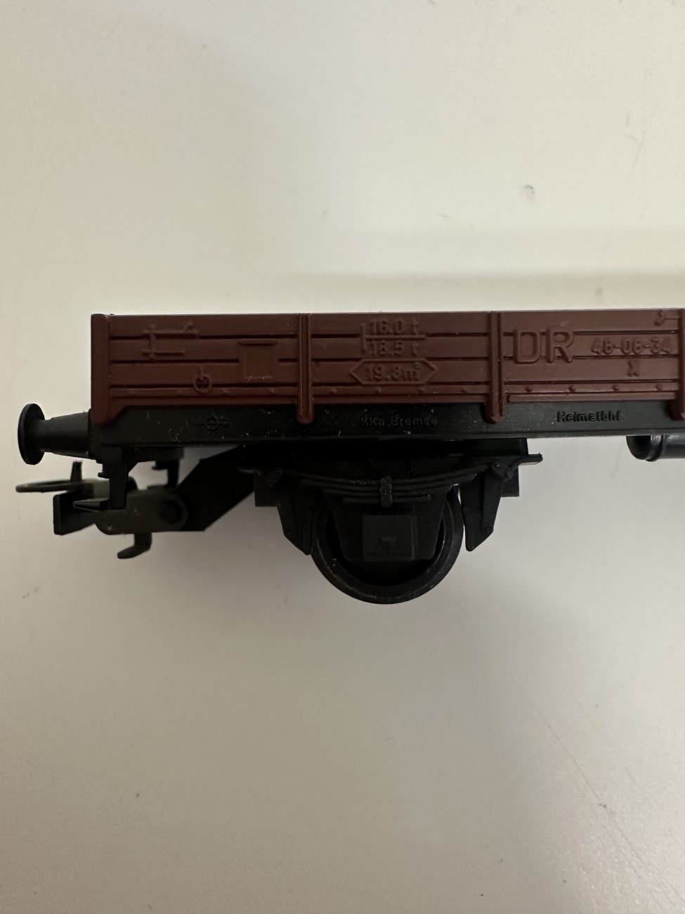 Vintage Kleinbahn Niederbordwagen braun Made in Austria