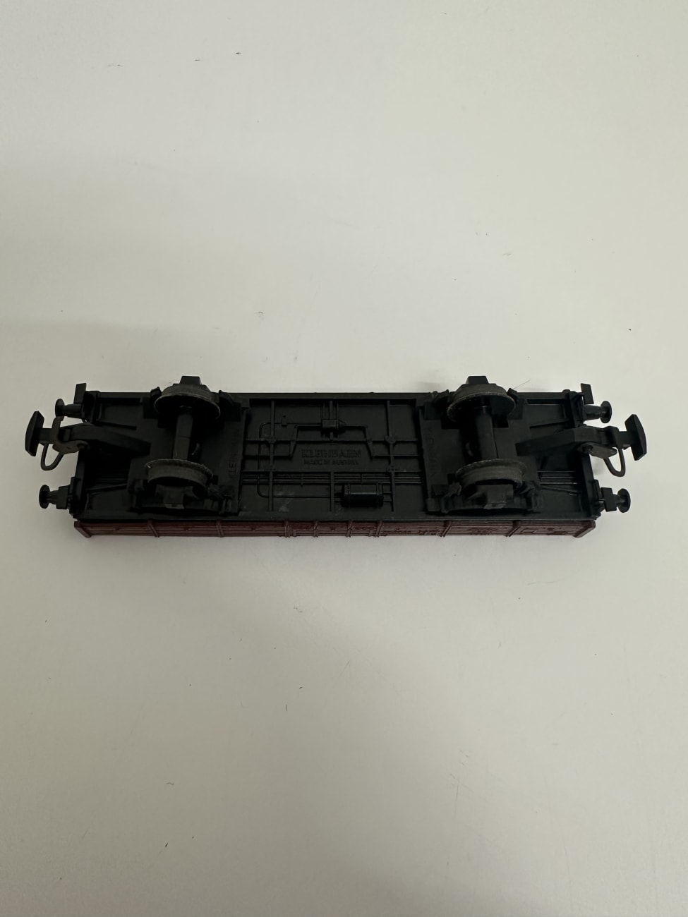 Vintage Kleinbahn Niederbordwagen braun Made in Austria
