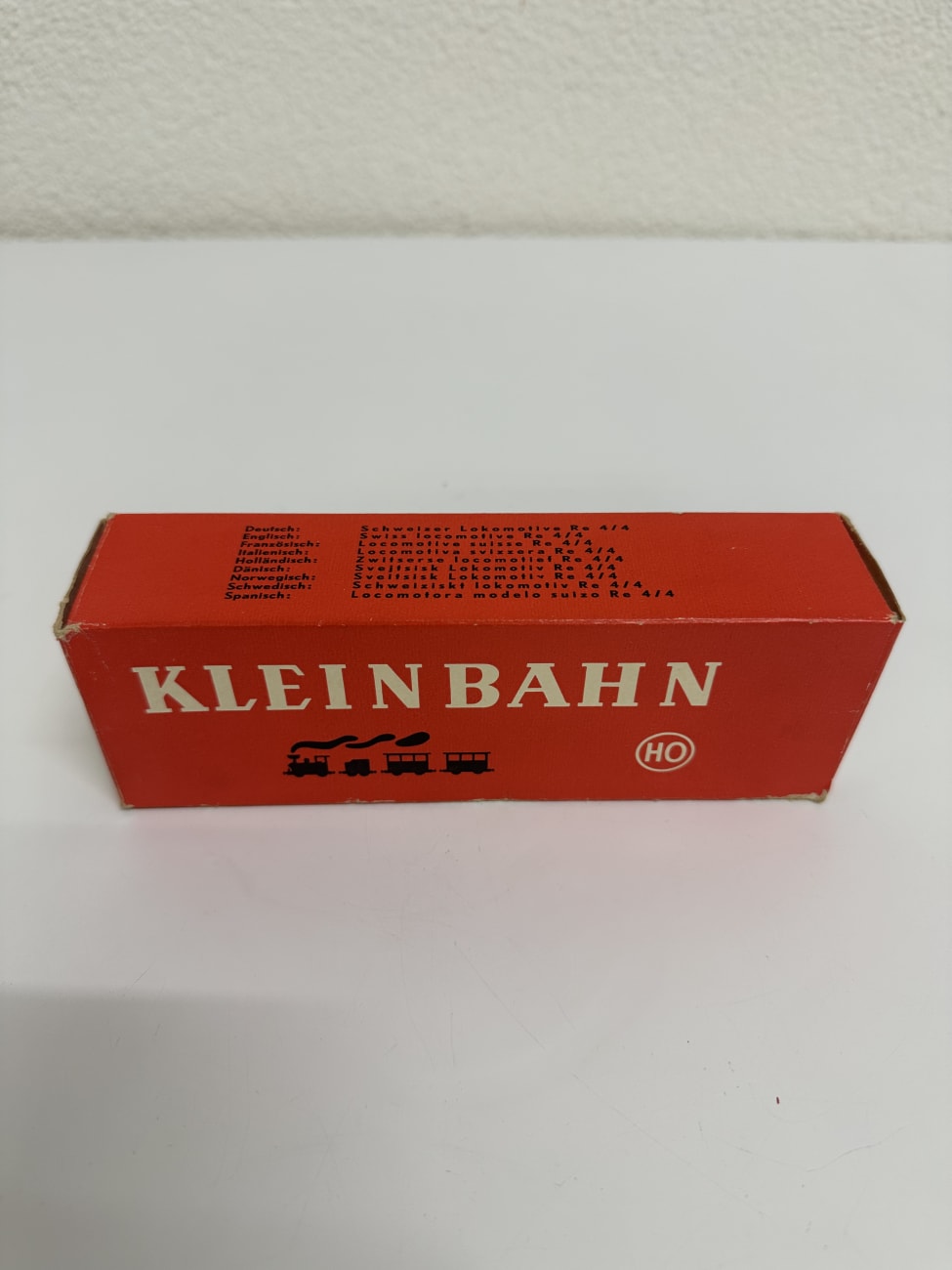 Vintage Kleinbahn Lok SBB Re 4/4 Spur HO im Karton