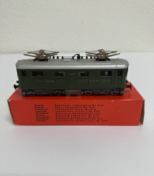 Vintage Kleinbahn Lok SBB Re 4/4 Spur HO im Karton