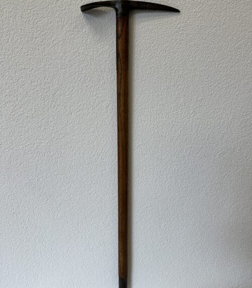 Vintage Eispickel J. Charlet Chamonix mit Holzgriff