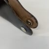 Leder Werkzeughalter mit Druckknopf in Schwarz