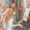 Vintage Kunstdruck Renoir Two Young Girls at the Piano