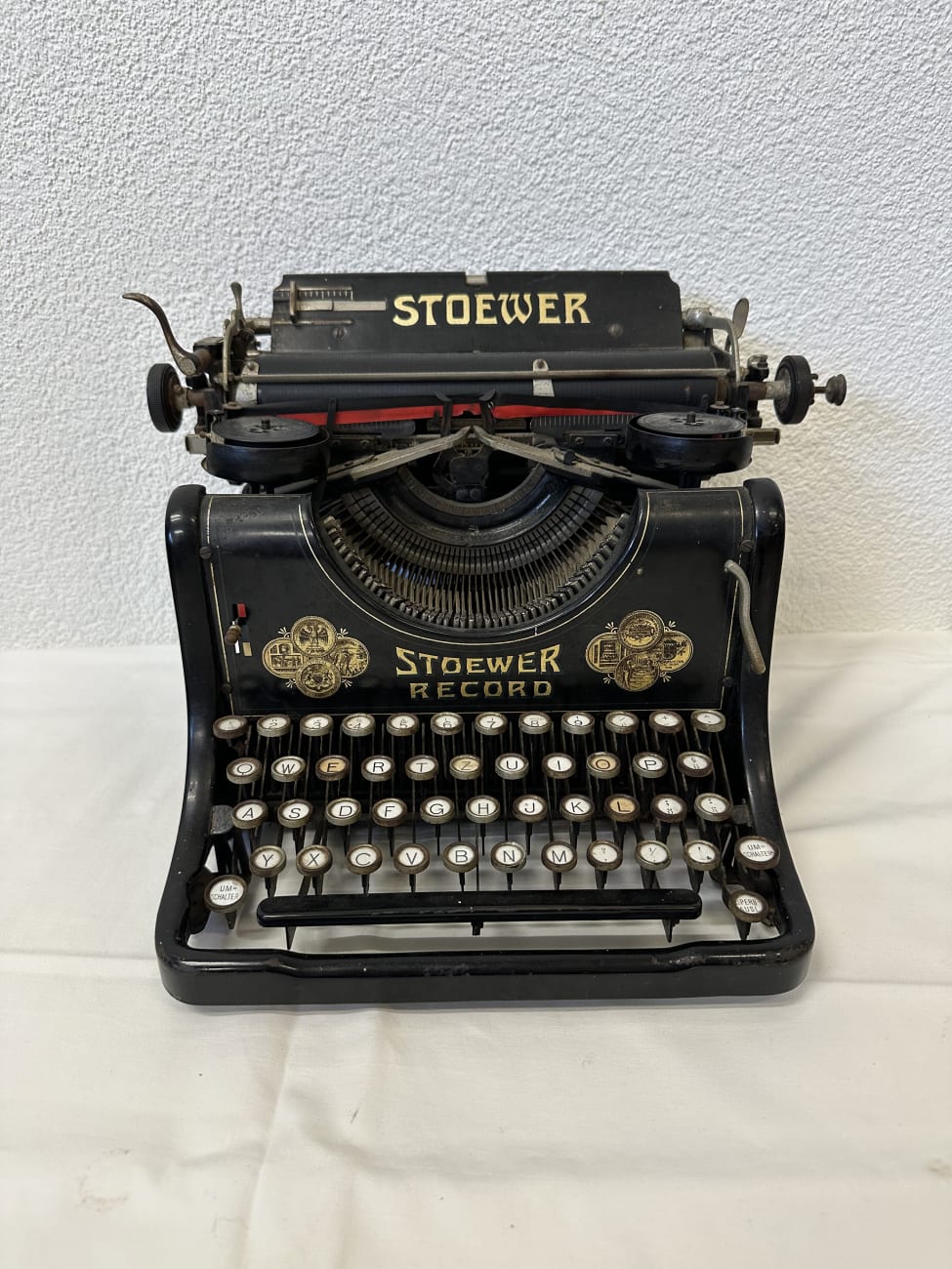 Antike mechanische Schreibmaschine Stoewer Record