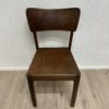 Esszimmerstuhl dunkelbraun mit ergonomischer Rückenlehne