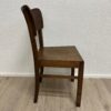 Esszimmerstuhl dunkelbraun mit ergonomischer Rückenlehne