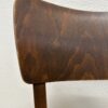 Esszimmerstuhl dunkelbraun mit ergonomischer Rückenlehne