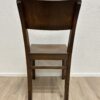 Esszimmerstuhl dunkelbraun mit ergonomischer Rückenlehne