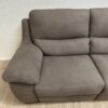 2-Sitzer Sofa mit Relaxfunktion in neutralem Grau-Braun