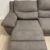 2-Sitzer Sofa mit Relaxfunktion in neutralem Grau-Braun