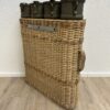 Vintage Aufbewahrungskorb mit Metallboxen und Deckel