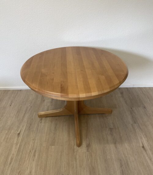 Runder Esstisch ausziehbar aus Holz