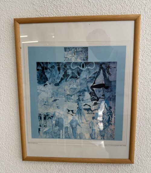 Kunstgrafik von Hans Erni „The Development of Mankind“, Motiv 1954