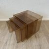 Vintage Nesttische transparent aus Kunststoff, 3-teilig