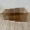 Vintage Nesttische transparent aus Kunststoff, 3-teilig